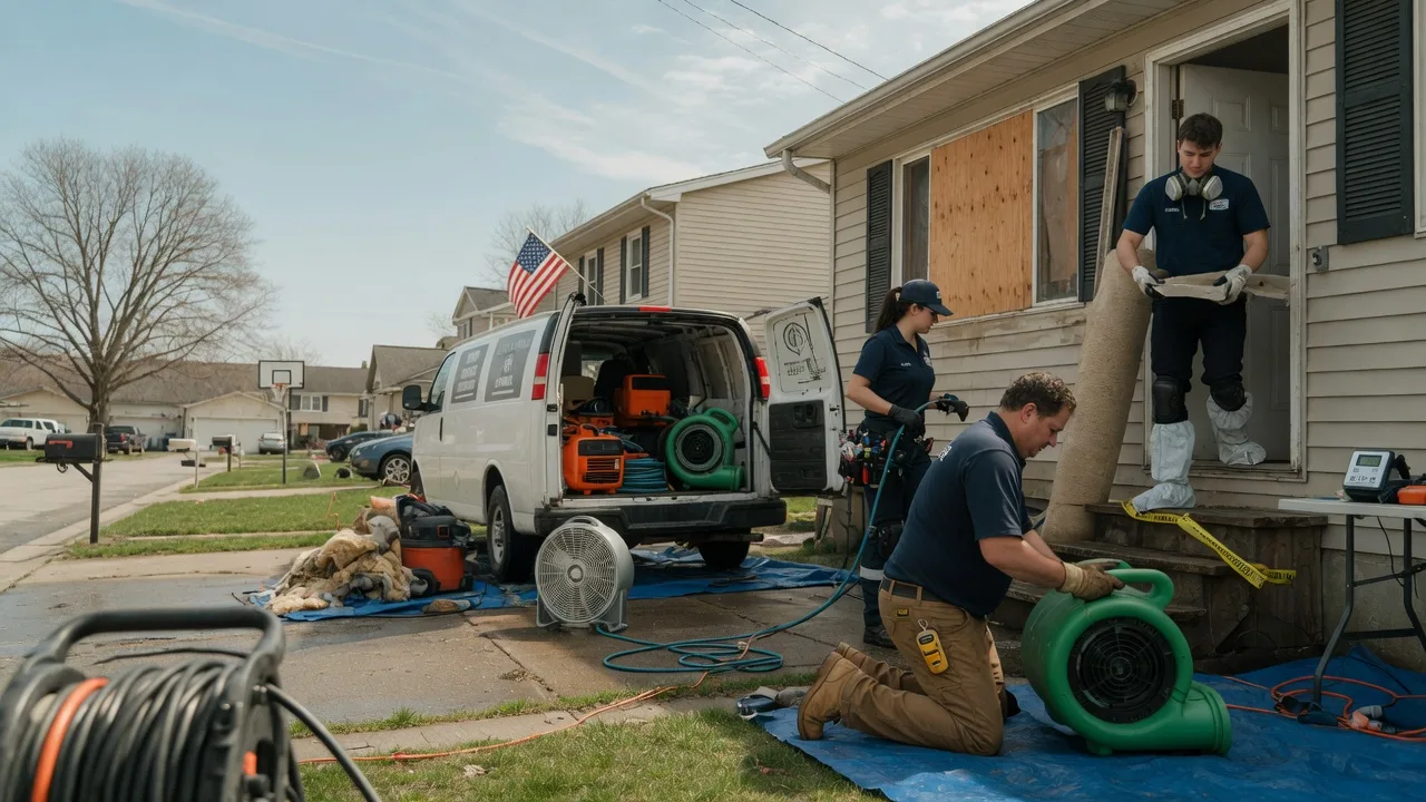 Water Damage Restoration in Wellington, MO near me